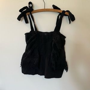 Black Ulla Johnson Lace Tank